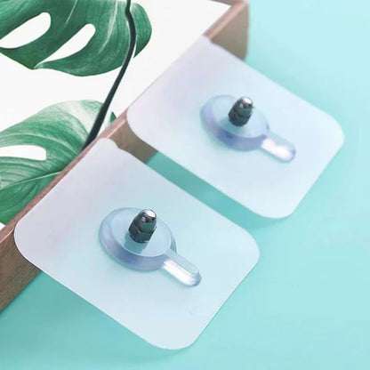 🔥 50% OFF | Heavy-Duty Self-Adhesive Hooks – No Drilling, No Wall Damage