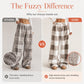 🔥 50% OFF | Women's Plush Plaid Wide-Leg Lounge Pants – Ultra-Soft & Cozy