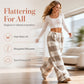 🔥 50% OFF | Women's Plush Plaid Wide-Leg Lounge Pants – Ultra-Soft & Cozy