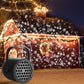 🎄 50% OFF | USB Christmas Projector Light – 16 Festive Holiday Patterns