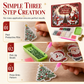 🎄 35% OFF | 24-Day Christmas Diamond Art Ornament Kit – DIY Advent Countdown