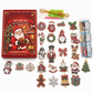 🎄 35% OFF | 24-Day Christmas Diamond Art Ornament Kit – DIY Advent Countdown