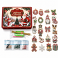 🎄 35% OFF | 24-Day Christmas Diamond Art Ornament Kit – DIY Advent Countdown