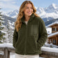 🔥 50% OFF | Women's Teddy Fleece Zip-Up Jacket – Soft, Warm & Relaxed Fit