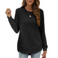 🔥 55% OFF – Women’s High-Low Hem Long Sleeve Top – Relaxed Everyday Fit