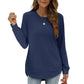 🔥 55% OFF – Women’s High-Low Hem Long Sleeve Top – Relaxed Everyday Fit
