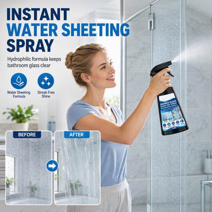 🥳🥳🥳50% OFF 🔥– Quick-Dry Shower Glass Spray – Water Mark & Streak Protection