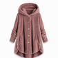 🔥 50% OFF | Women's Plus Size Plush Fleece Hooded Coat – Cozy Warm Winter Jacket