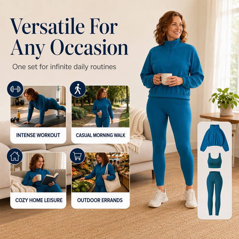 Three piece set for walking errands and exercise