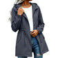 🌸Hot Sale 50% OFF🖤Women's Mid-Length Hooded Windbreaker Jacket
