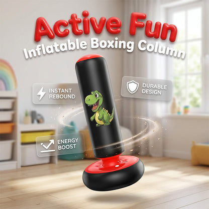 🥊 50% OFF | Kids' Inflatable Punching Bag – Free-Standing Dinosaur Rebound Toy
