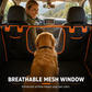 🐾 50% OFF | Waterproof Dog Car Seat Cover – Scratchproof Back Seat Hammock