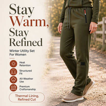 🔥 50% OFF | Women's Thermal Fleece-Lined Winter Joggers – Warm Outdoor Casual Pants