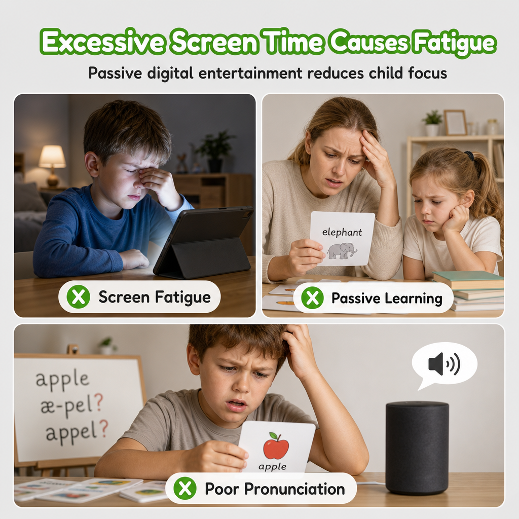 Screen-free English learning activity