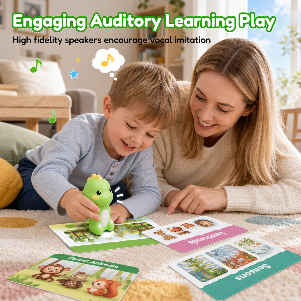 Interactive audio English learning play