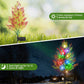 🔥 50% OFF – Solar Cypress Tree Garden Lights with Glowing Star – 2 Lighting Modes