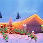 🔥 50% OFF – Solar Cypress Tree Garden Lights with Glowing Star – 2 Lighting Modes