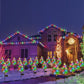 🔥 50% OFF – Solar Cypress Tree Garden Lights with Glowing Star – 2 Lighting Modes