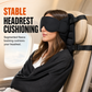 🎅Christmas Deal: Just £9.99! 🔥 50K+ Sold! ✈️ 2-in-1 Memory Foam Travel Pillow & 3D Blackout Sleep Mask for Neck Support & Rest On the Go