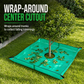 🍂 50% OFF – Garden Leaf Collection Mat with Centre Hole – Fold-Up Edges for Easy Pruning Clean-Up