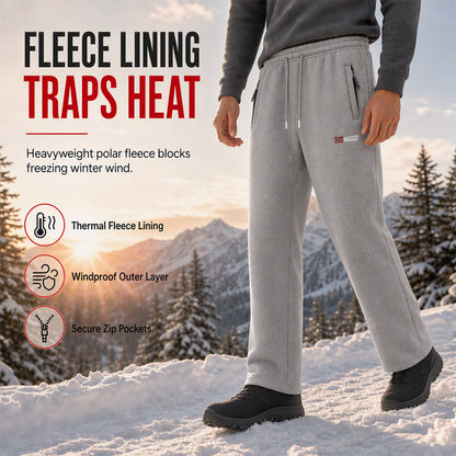 🥶🧸 50% OFF – Unisex Thermal Fleece-Lined Trousers | Wind-Resistant Warm Winter Joggers for Men & Women