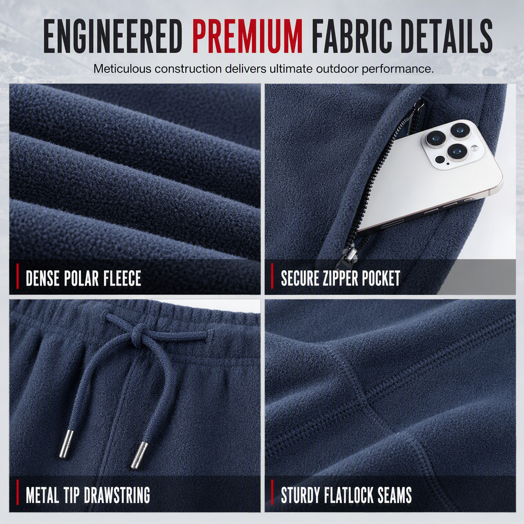 Unisex Thermal Fleece-Lined Trousers original product image