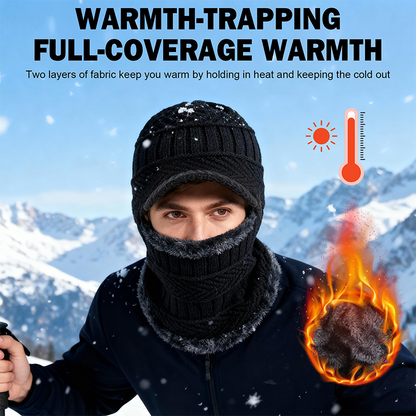 🌸Hot Sale 50% OFF❄️ 3-in-1 Winter Balaclava, Insulated Hood with Protective Goggles