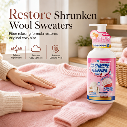 🧶 50% OFF – Wool & Cashmere Sweater Care – Softening & Gentle Reshaping Treatment