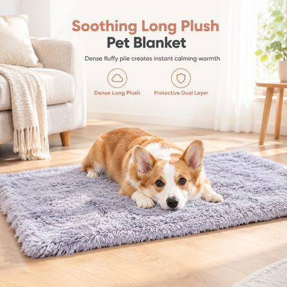 🐾 50% OFF – Double-Layer Plush Pet Blanket | Soft Warm Throw for Dogs & Cats