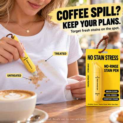 🎁 BLACK FRIDAY DEAL 50% OFF! 👕 Spills Happen, Stains Don't Have To – Dual-Head Portable Stain Remover Pen!