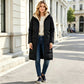 ❄️🧥 50% OFF – Women's Reversible Long Puffer Jacket | Cosy Fleece Lining & Hooded Winter Coat🔥