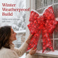 🎄 50% OFF 🎀 Weatherproof LED Christmas Bow | Large Light-Up Red Bow for Festive Home Decor✨