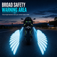 ⏳🔥LIMITED-TIME 50% OFF! ⏰Motorcycle LED Angel Wings Ground Projection Lights