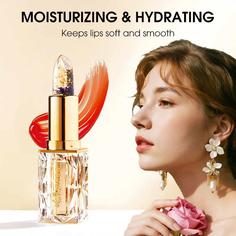 Moisturising colour changing lip balm