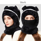 🧸 50% OFF ❄️ Women's 3-in-1 Teddy Fleece Winter Hood – Hat, Scarf & Face Cover in One