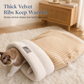 🐾 CHRISTMAS GIFT SALE 50% OFF! ❤️ The Cosy Little Hideaway – Warm Plush Pet Sleeping Bag for Cats & Dogs!